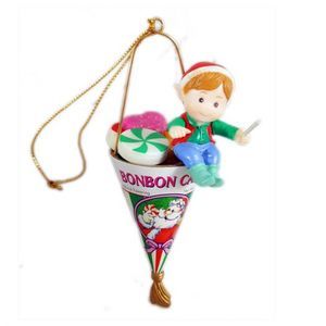 Vintage Matrix Christmas Traditions Bonbon Candy Ornament